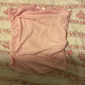 Pink tube top